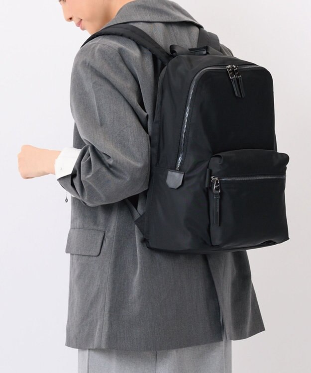 ACE BAGS & LUGGAGE W&.Day/Night ハウン スリムリュック A4サイズ 13.3インチPC収納 15572 ダブルアンドデイナイト ブラック