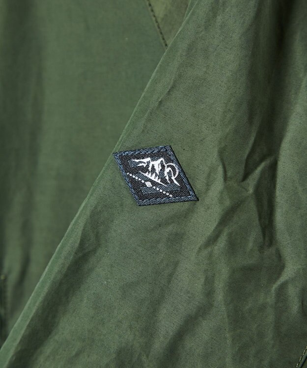 JOSEPH ABBOUD MOUNTAIN 【軽量/ワックスコーティング・テ―ム・ヤルビー氏コラボ】ワックスクロス プリント ブルゾン カーキ系