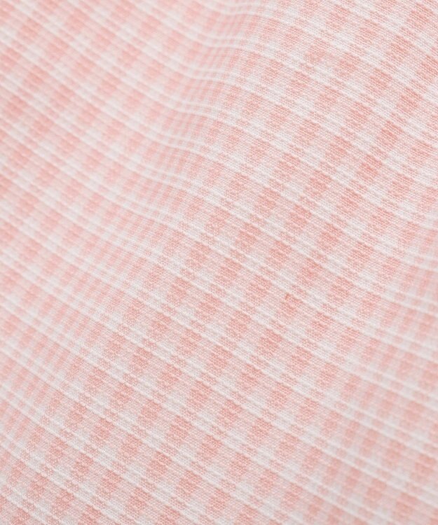 Maison de FLEUR ギンガムダブルリボンギャザートートバッグ Salmon Pink