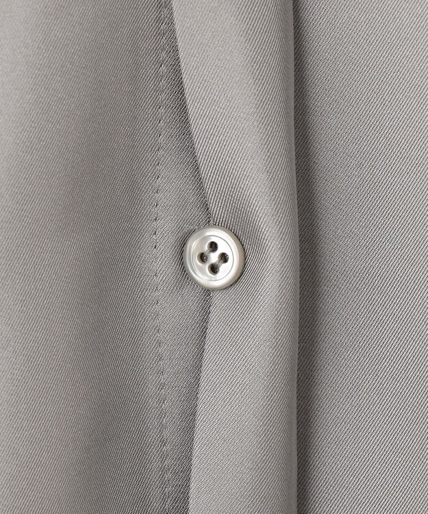 BEIGE， 【洗える】LISERONS / シルクパフワンピース L Gray