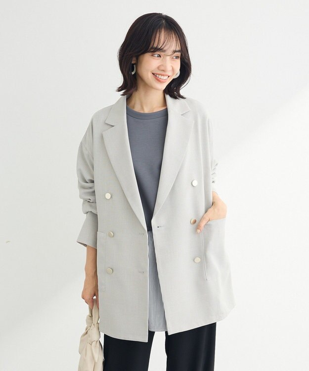 Green Parks オーバージャケット Gray