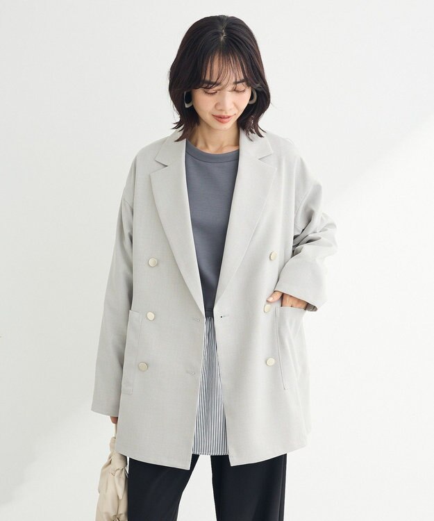 Green Parks オーバージャケット Gray