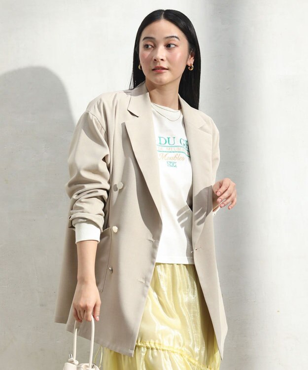 Green Parks オーバージャケット Gray