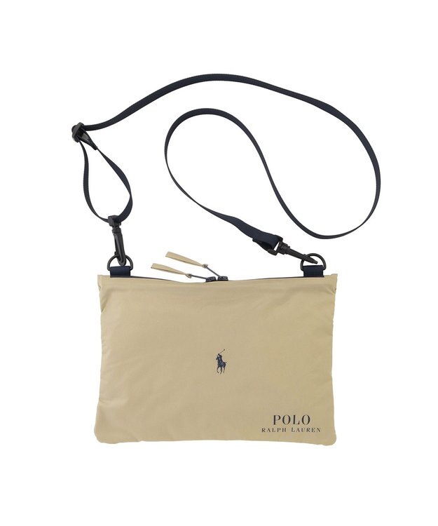 MOONBAT POLO RALPH LAUREN（ポロ ラルフ ローレン）ポロポニー マルチ傘袋 レインバッグ 無地 吸水生地／撥水 透湿 キャメル