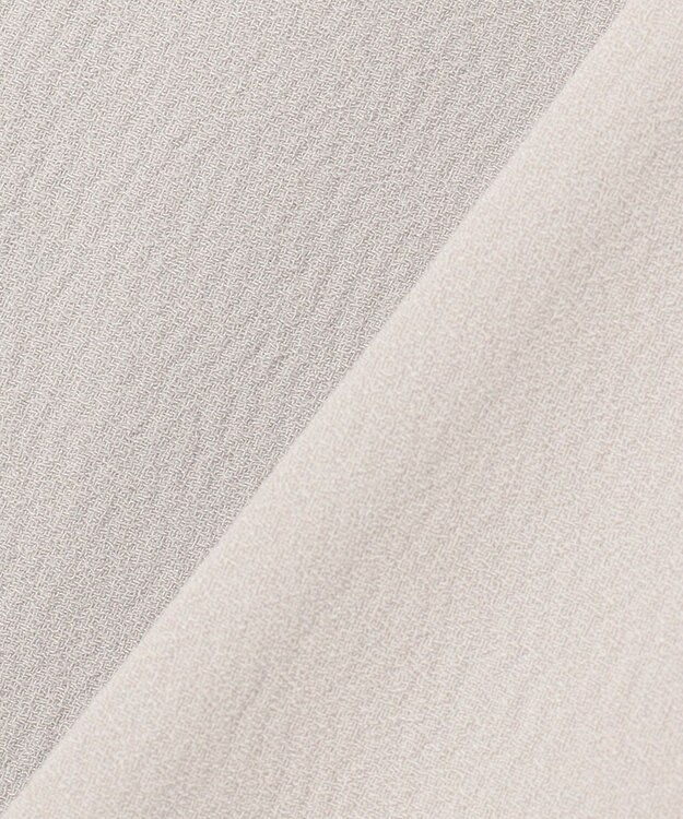 ICB 【WEB限定・洗える】BackSatinGeorgette ノーカラージレ ベージュ系