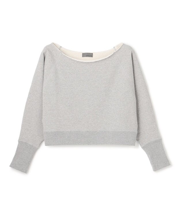 uncrave ヘビーパイル オフショルトップス ミッドグレー