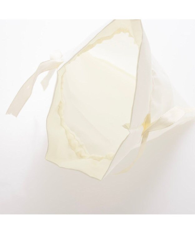 UNBILLION カシュカシュ cachecache / パール調編みバッグﾞ ホワイト