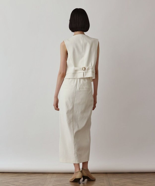 GRACE CONTINENTAL オックスショートジレ キナリ