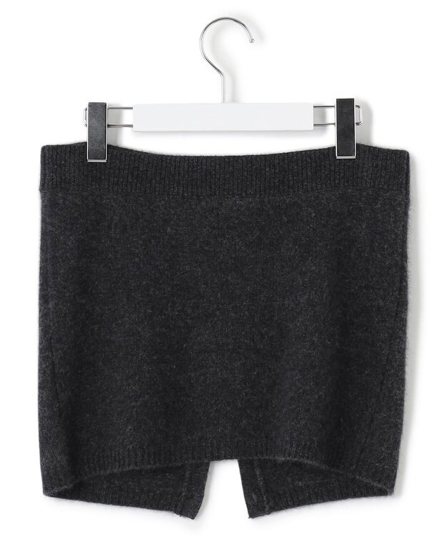 23区 S 【洗える】ラクーンブレンド ファー ビスチェ グレー系