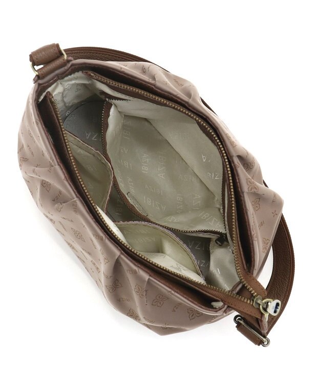 IBIZA ロゴナイロン　ショルダーバッグ ライトパープル