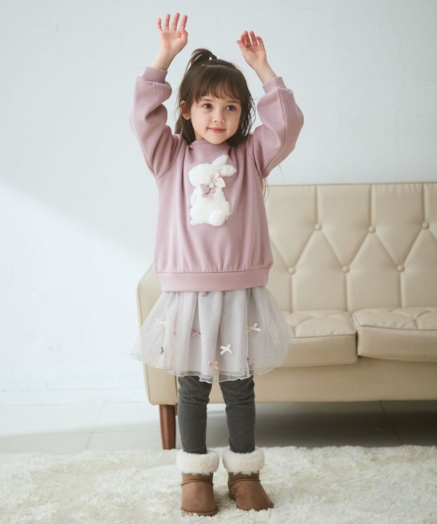 ANY KIDS アニマルアップリ トレーナー ウサギ