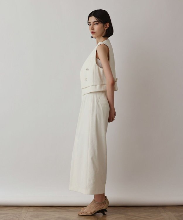 GRACE CONTINENTAL オックスショートジレ キナリ