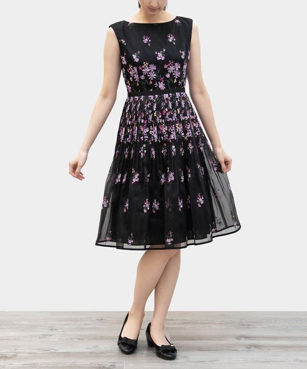 TOCCA 【キャンセル分販売！】【洗える】FRAGRANCE OF FLOWERS ドレス ブラック系