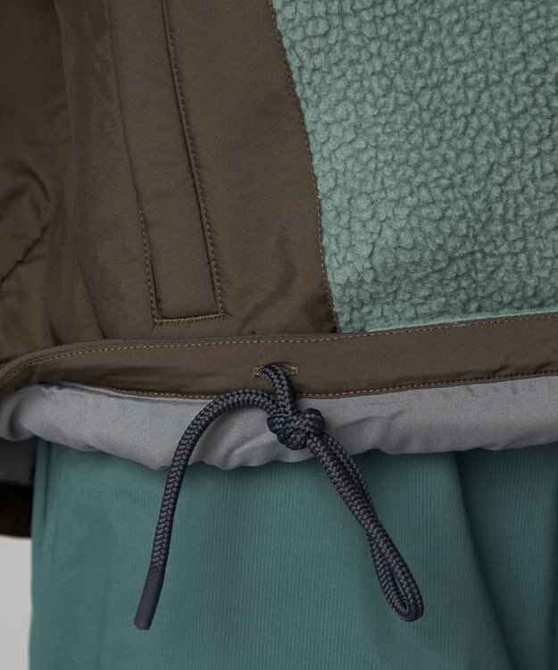 Chacott Chacott BALANCE ボアハーフジップジャケット グリーン