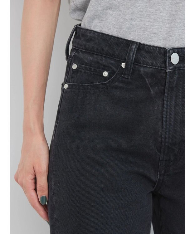 AMERICAN HOLIC マチ付きフレアデニム Black