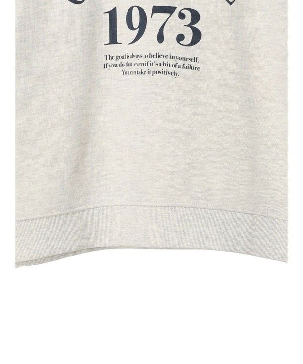 AMERICAN HOLIC ミニ裏毛ロゴカットプルオーバー2 Oatmeal