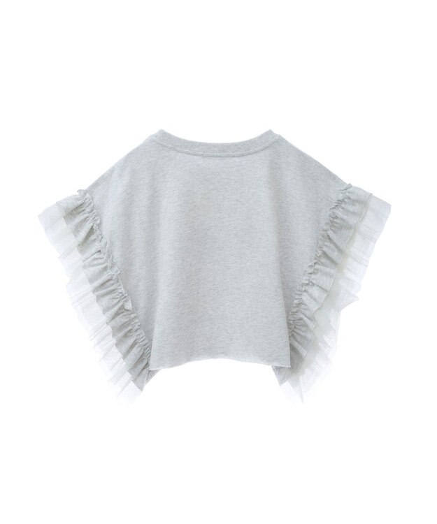 Green Parks ミッキーフレンド／袖フリルショート丈ＴＥＥ Oatmeal