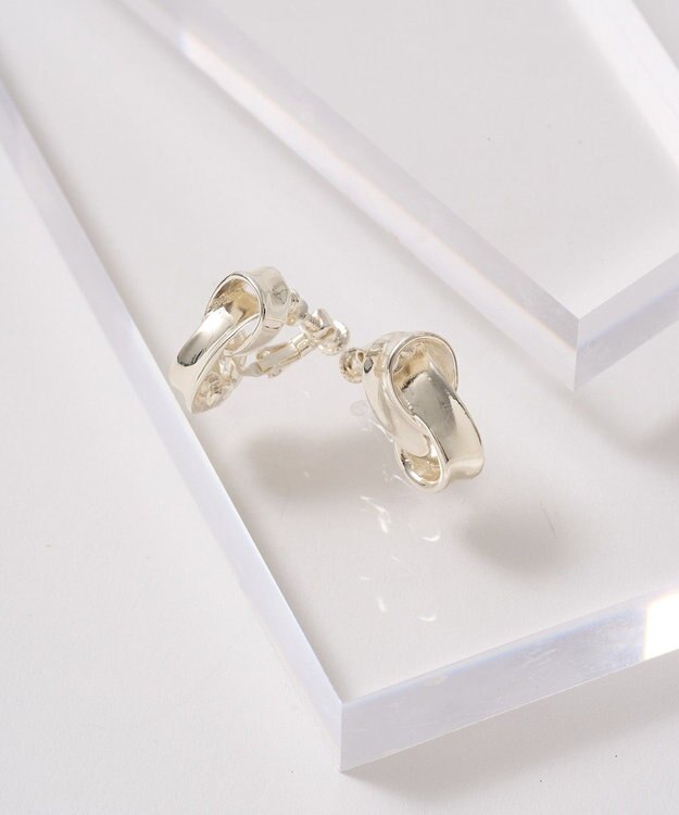 AMERICAN HOLIC メタルクロスイヤリング Silver