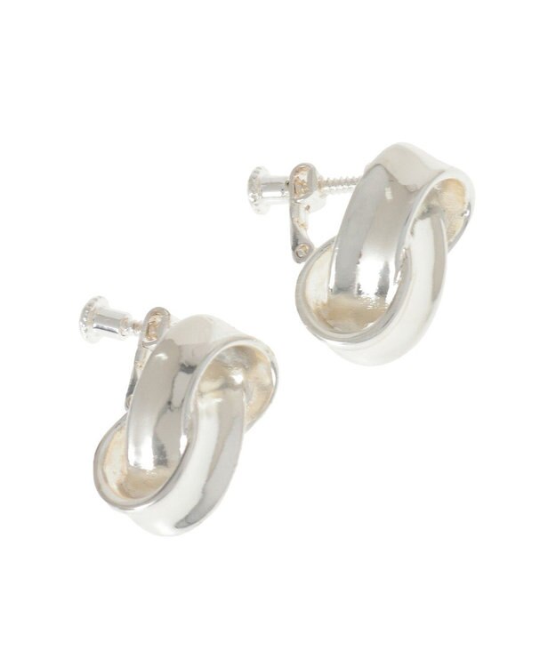 AMERICAN HOLIC メタルクロスイヤリング Silver