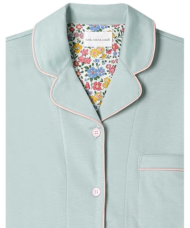 une nana cool 【綿100％】シルケットスムースパジャマ　MADE WITH LIBERTY FABRIC SX