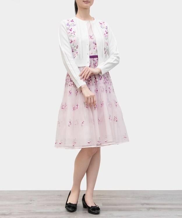 TOCCA 【キャンセル分販売！】【洗える】FRAGRANCE OF FLOWERS ドレス ピンク系