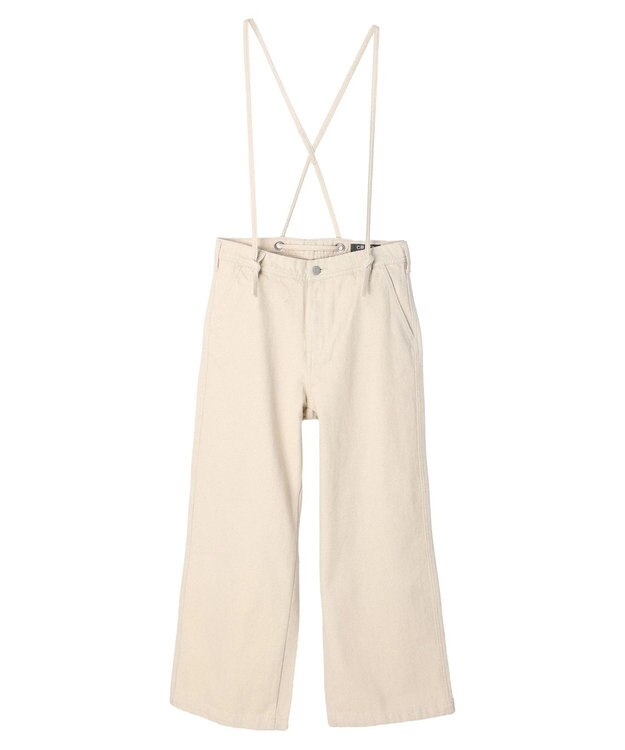 CRAFT STANDARD BOUTIQUE ２ｗａｙサロペットデニムパンツ Natural