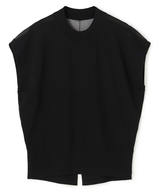 BEIGE， NADIA / シアーコンビ ストレッチニット Black