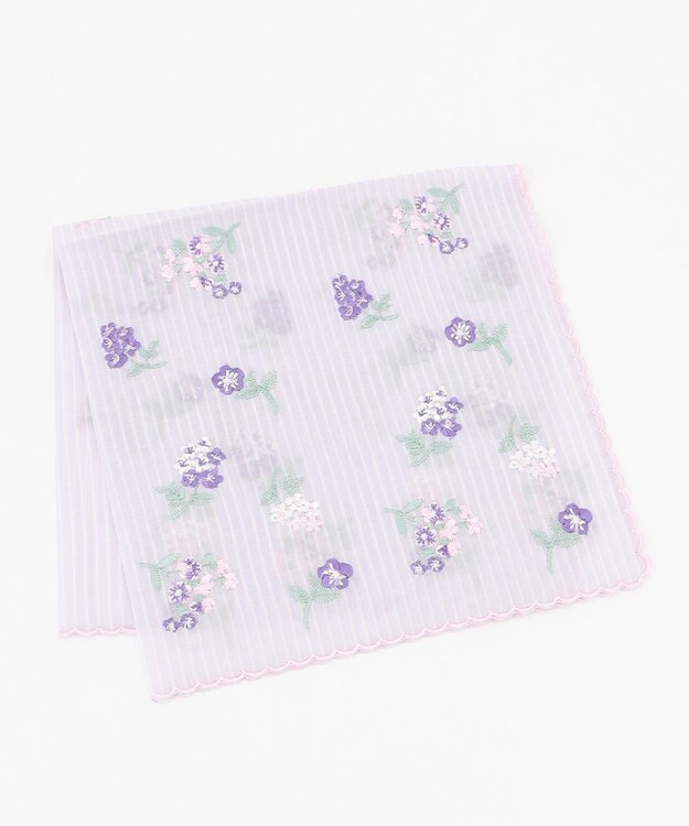 TOCCA 【HANDKERCHIEF COLLECTION】LITTLE BOUQUET HANDKERCHIEF ハンカチ ライラック系