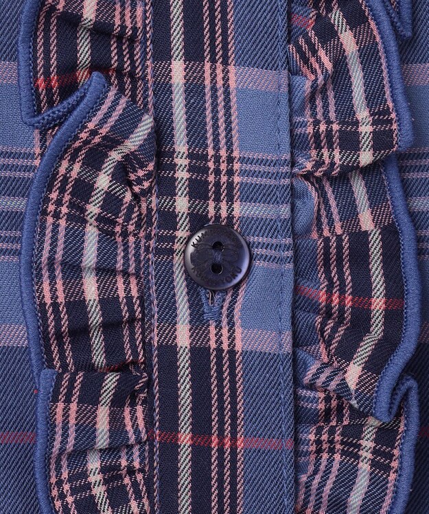 組曲 KIDS 【150-160cm】ブリティッシュ ワンピース パープル系3