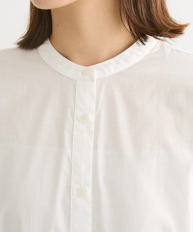 Green Parks 裾チュールレイヤードチュニック Off White