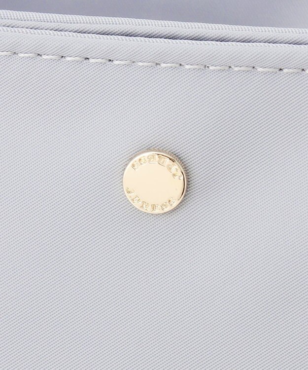 J.PRESS LADIES 【A4サイズ収納可】 ナイロン トート バッグ ライトグレー系