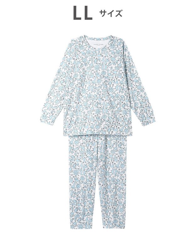tsumori chisato SLEEP ツモリチサト パジャマ 長袖 長ズボン 綿混(本体) パイル素材 UDX538 /ワコール アイボリー