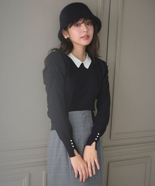 Feroux 【古畑星夏さん着用】シャギーバケット ハット ブラック系