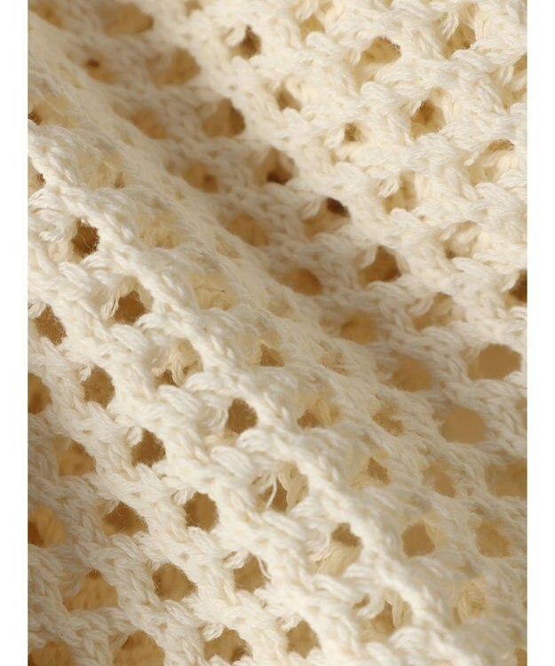 AMERICAN HOLIC 透かし編みニットカーディガン Ivory