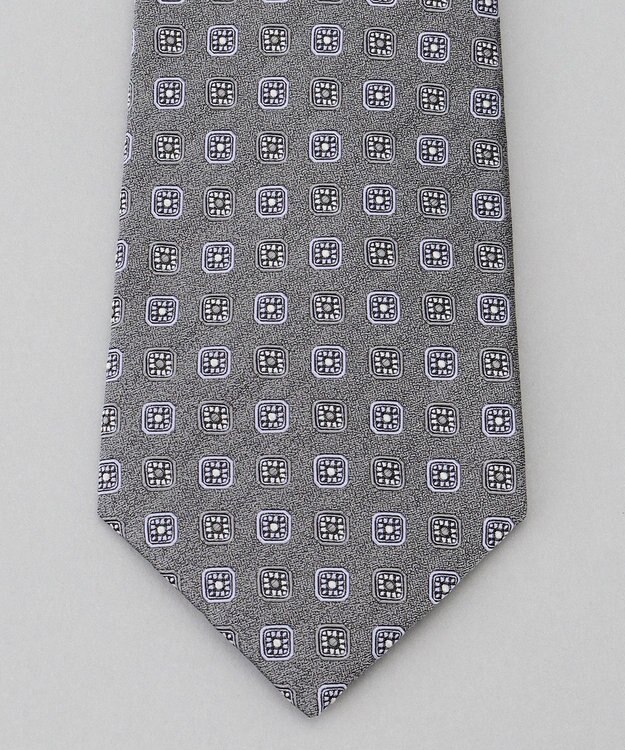 GOTAIRIKU GOTAIRIKU別注【日本製】シルク ネクタイ_小紋柄 ライトグレー系8