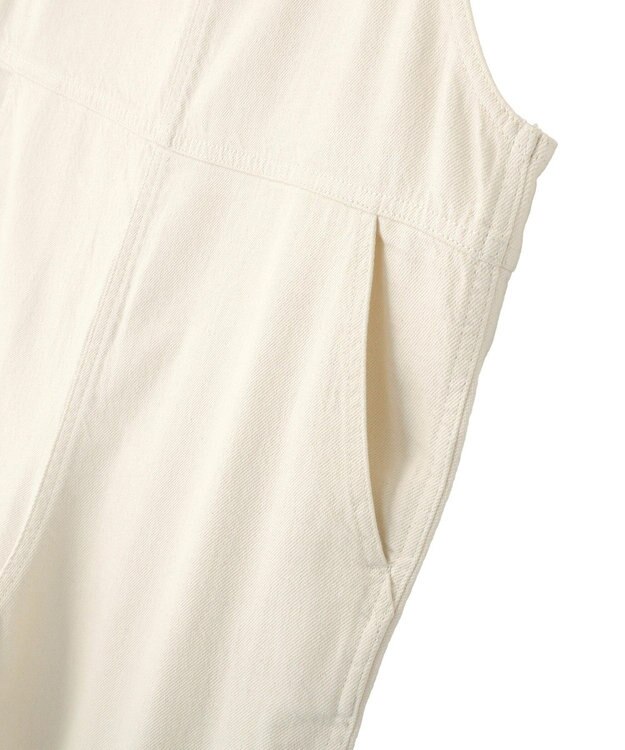 AMERICAN HOLIC デニムスクエアサロペット Ivory