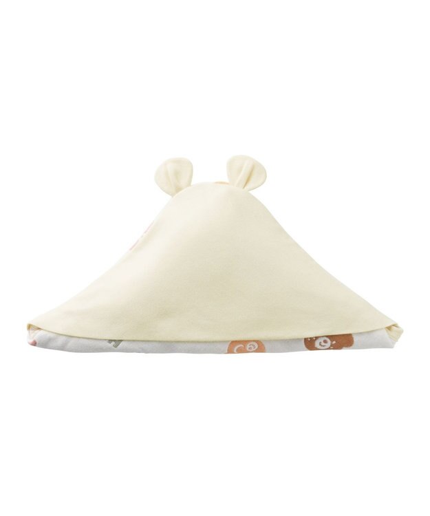 MIKI HOUSE HOT BISCUITS どうぶつ柄 6重織ガーゼケット マルチカラー