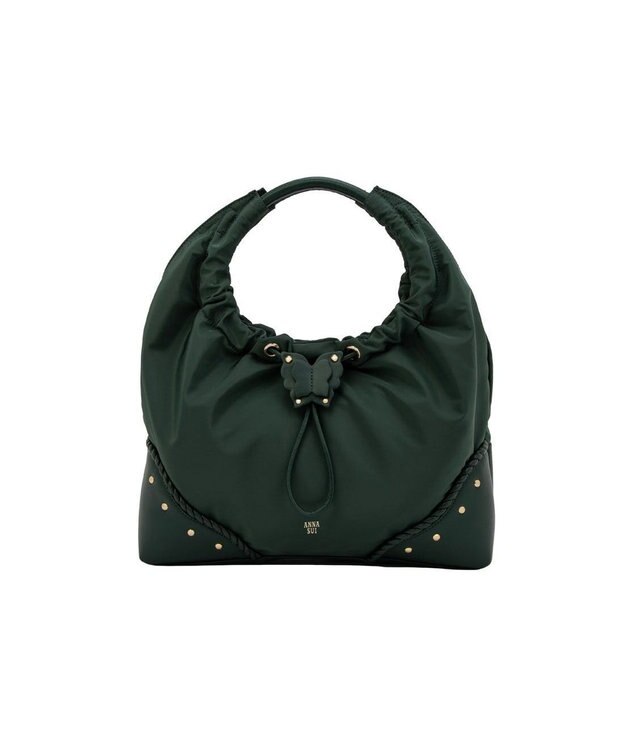 ANNA SUI バタフライツイスト トートバッグ グリーン
