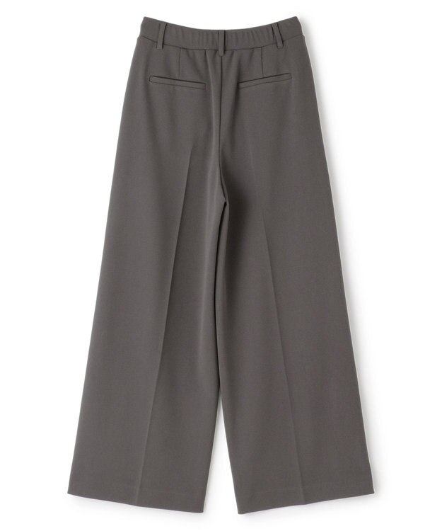 UNFILO 【11サイズ展開】 BEAUTY MOVE タックワイドパンツ チャコール