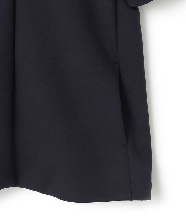 UNFILO ダブルフェイス ショートコート ネイビー