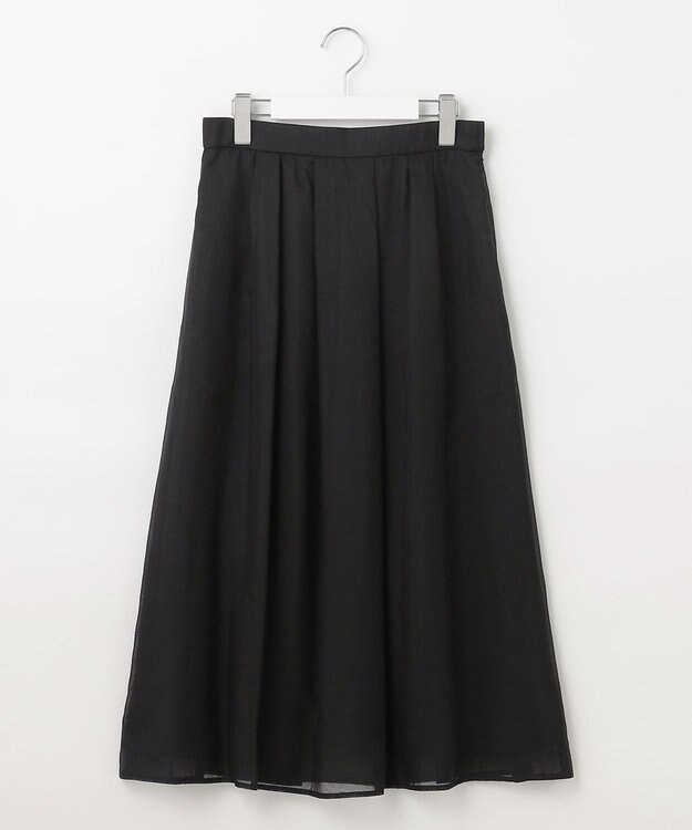 J.PRESS LADIES S 【WEB限定カラーあり・洗える】 ブライトスパンボイル スカート ブラック系