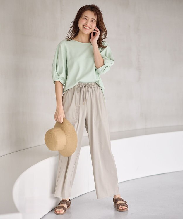 ANY ベルトラインサンダル ブラウン