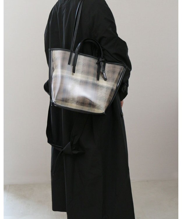 MORROW by thank 【軽量】CECILY OW 2way バッグ 1インナーSET ブラック X チェック