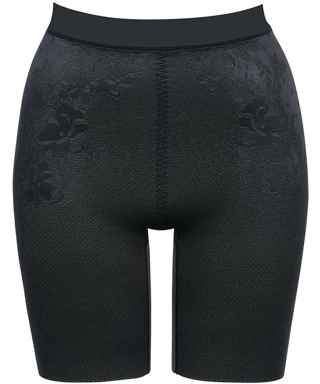 Wing ガードル　【ときはなつパンツ】　夏の汗ムレから解放　ラクにヒップアップ　ロング丈　ウイング／ワコール　KQ2713 ブラック