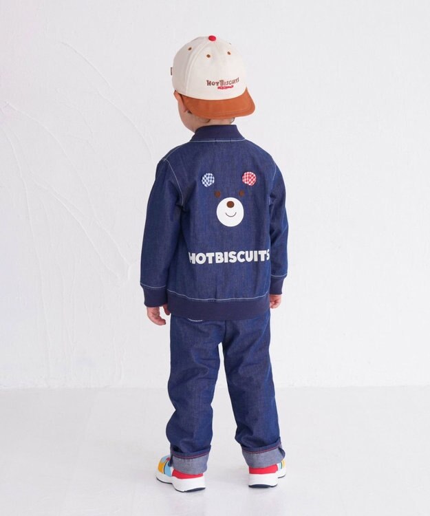 MIKI HOUSE HOT BISCUITS 【80-120cm】 やわらかデニムパンツ 紺