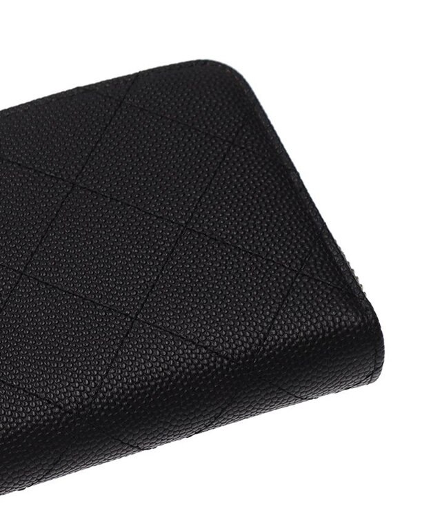 CLATHAS ベール ラウンド長財布 ブラック