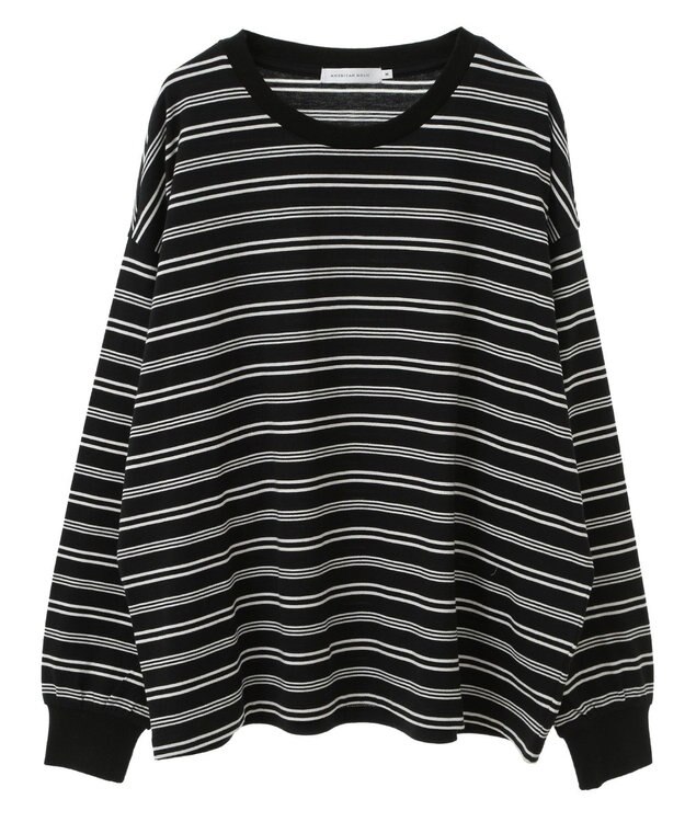 AMERICAN HOLIC ランダムボーダーＢＩＧ　Ｔシャツ Black