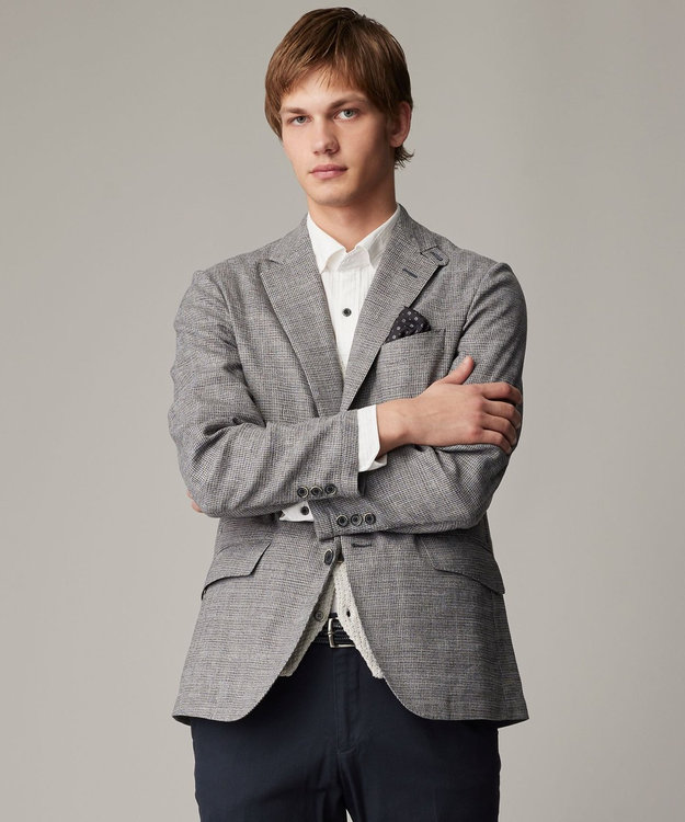 JOSEPH ABBOUD 【キングサイズ・軽量/ストレッチ/清涼感】ハイパワードライストレッチ ジャケット ライトグレー系3