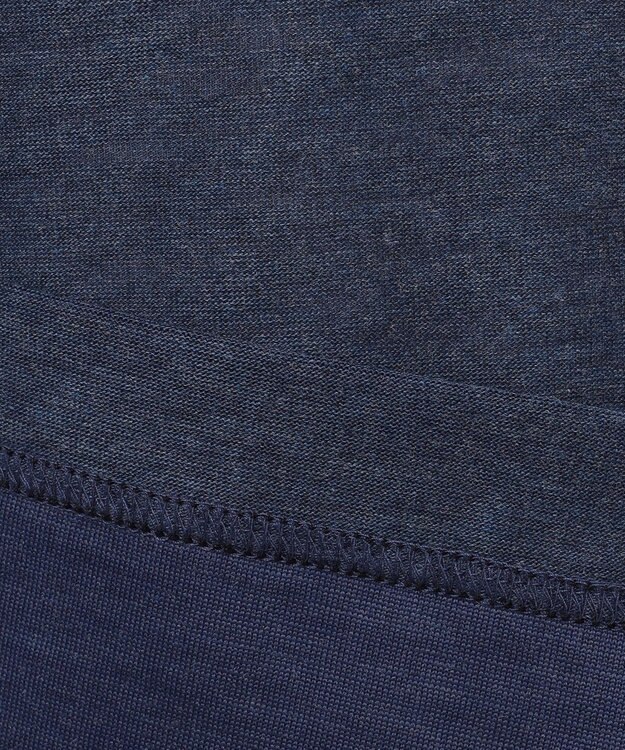 JOSEPH ABBOUD MOUNTAIN 【SPACE】OGスラブプレーティング天竺 ヘンリーネックカットソー ブルー系