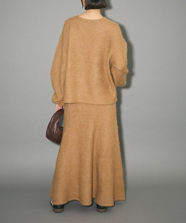 Green Parks ナローニットスカート Beige